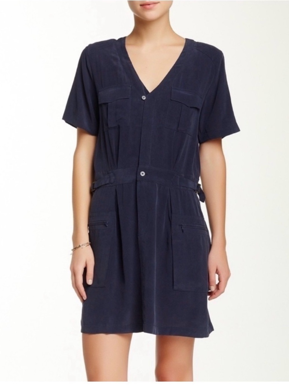 Equipment Femme Oliver Silk Mini Dress